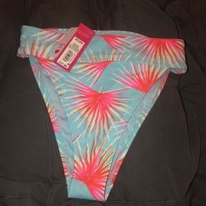 High waisted bikini bottoms